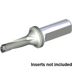 Kennametal - 45mm Max Drill Depth, 3xD, 15mm Diam, Indexable Insert Drill - 2 Inserts, 20mm Shank Diam, Straight Shank - Americas Industrial Supply