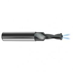 M8 x 1.0 2FL Carbide 2XD Drill/Thread Mill-Coolant Thru-TiCN - Americas Industrial Supply