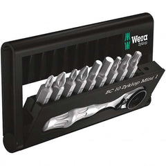 Wera - Screwdriver Bit Sets Type: Insert Bit Set Drive Size: 1/4 (Inch) - Americas Industrial Supply