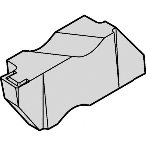 Kennametal - 3NG K Grade KCP10B, 2.75mm Cutting Width Carbide Grooving Insert - 3.8mm Max Depth of Cut, Left Hand, 0.19mm Corner Radius, TiOCN Finish - Americas Industrial Supply