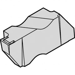 Kennametal - 2NG K Grade KCP25B, 3.25mm Cutting Width Carbide Grooving Insert - 2.79mm Max Depth of Cut, Left Hand, 0.191mm Corner Radius, TiOCN Finish - Americas Industrial Supply