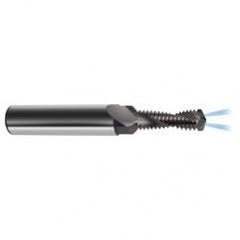 M8 x 0.75 2FL Carbide 2.5XD Drill/Thread Mill-Coolant Thru-TiCN - Americas Industrial Supply