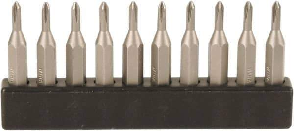 Wiha - #0, Phillips Screwdriver Bit - 28mm OAL - Americas Industrial Supply