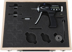 Fowler - 6 to 10mm, 58mm Deep, Pistol Grip Electronic Bore Gage - Up to 0.004mm Accuracy, 0.001mm Resolution, Data Output - Americas Industrial Supply
