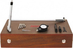 SPI - 6 Anvil, 10 to 16" Dial Bore Gage - 0.0001" Graduation, 16" Gage Depth, Accurate to 0.0003", Carbide Ball - Americas Industrial Supply
