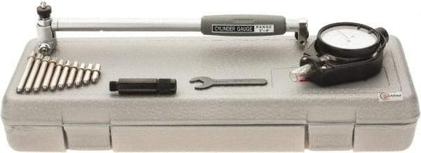 SPI - 11 Anvil, 2 to 6" Dial Bore Gage - 0.0001" Graduation, 6" Gage Depth, Accurate to 0.0003", Carbide Ball - Americas Industrial Supply