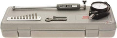 SPI - 10 Anvil, 0.7 to 1-1/2" Dial Bore Gage - 0.0001" Graduation, 6" Gage Depth, Accurate to 0.0003", Carbide Ball - Americas Industrial Supply