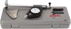 SPI - 11 Anvil, 2 to 6" Dial Bore Gage - 0.0005" Graduation, 6" Gage Depth, Accurate to 0.00065", Carbide Ball - Americas Industrial Supply