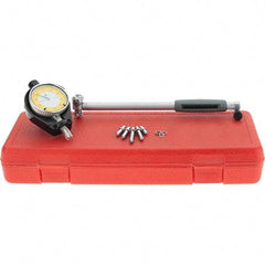 SPI - 6 Anvil, 1.4 to 2.4" Dial Bore Gage - 0.0005" Graduation, 6" Gage Depth, Accurate to 0.00065", Carbide Ball - Americas Industrial Supply