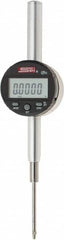 SPI - 0 to 2" Range, 0.00005" Graduation, Electronic Drop Indicator - Flat & Lug Back, Accurate to 0.0012", Inch & Metric System, Digital Display - Americas Industrial Supply