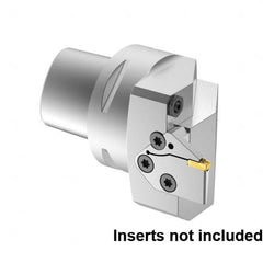 Kennametal - EG-P-GUP, EG-U-GUN, EG-U-GUP, ER-P-GUP, ER-U-GUN, ER-U-GUP Insert, 68.5mm Head Length, Modular Grooving Blade Holder Head - Left Hand Cut, System Size PSC80, Through Coolant, Series Beyond Evolution - Americas Industrial Supply