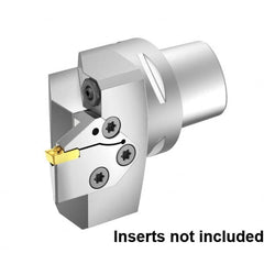 Kennametal - EG-P-GUP, EG-U-GUN, EG-U-GUP, ER-P-GUP, ER-U-GUN, ER-U-GUP Insert, 73.5mm Head Length, Modular Grooving Blade Holder Head - Right Hand Cut, System Size PSC80, Through Coolant, Series Beyond Evolution - Americas Industrial Supply