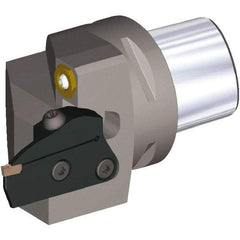 Kennametal - EG-P-GUP, EG-U-GUN, EG-U-GUP, ER-P-GUP, ER-U-GUN, ER-U-GUP Insert, 65.5mm Head Length, Modular Grooving Blade Holder Head - Left Hand Cut, System Size PSC63, Through Coolant, Series Beyond Evolution - Americas Industrial Supply