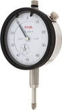 SPI - 1/2" Range, 0-50-0 Dial Reading, 0.001" Graduation Dial Drop Indicator - 2.2" Dial, 0.1" Range per Revolution, 0.002" Accuracy, Revolution Counter, Includes NIST Traceability Certification - Americas Industrial Supply