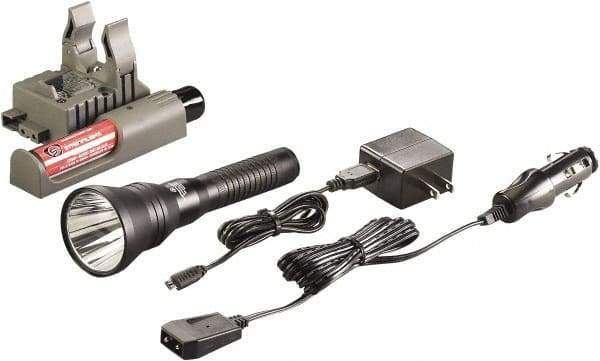 Streamlight - White LED Bulb, 615 Lumens, Industrial/Tactical Flashlight - Black Aluminum Body, 1 3.75V Lithium-Ion Battery Included - Americas Industrial Supply