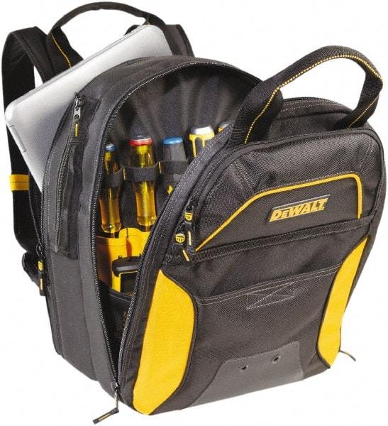 DeWALT - 33 Pocket Backpack Tool Bag - 15" Wide x 11" Deep x 21-1/2" High - Americas Industrial Supply