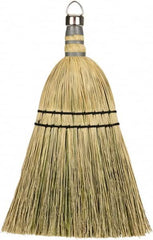 Harper Brush - 12" OAL Corn Blend Bristle Whisk Broom - 10" Bristle Length, 8" Wide - Americas Industrial Supply