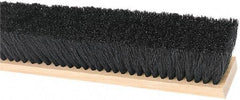 Harper Brush - 36" Medium Duty Tampico Push Broom - 3" Bristle Length, Wood Block, Threaded Handle Connection, Handle Sold Separately - Americas Industrial Supply