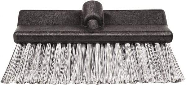 Harper Brush - 10" OAL, Vehicle Brush - Black Flagged Plastic Bristles, 2-1/4" Trim Length - Americas Industrial Supply