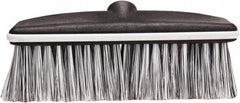 Harper Brush - 10" OAL, Vehicle Wash Brush Head - Black Flagged Plastic Bristles, 22-1/4" Trim Length, No Handle - Americas Industrial Supply