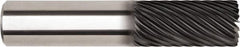 Kennametal - 12mm, 9 Flute, Solid Carbide, 0.5mm Corner Radius End Mill - 92mm OAL, 36° Helix, 24mm LOC, Right Hand Cut - Americas Industrial Supply