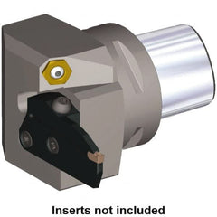 Kennametal - System Size PSC50, Right Hand Cut, 43mm Max Depth of Cut, 25.5mm Max Width of Cut, Modular Cutoff Cutting Unit Head - Beyond Evolution Blades Insert Style, 1.693" Head Length, 1.004" Center to Cutting Edge, Series Beyond Evolution - Americas Industrial Supply