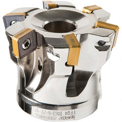Iscar - Indexable High-Feed Face Mills Cutting Diameter (Decimal Inch): 1.636 Cutting Diameter (mm): 41.6 - Americas Industrial Supply