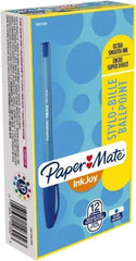 Paper Mate - 1mm Ball Point Ball Point Pen - Blue - Americas Industrial Supply