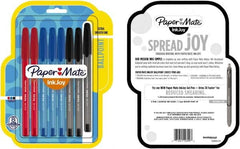 Paper Mate - 1mm Ball Point Ball Point Pen - Red, Blue & Black - Americas Industrial Supply