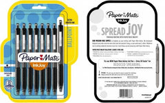 Paper Mate - 1mm Ball Point Retractable Ball Point Pen - Black - Americas Industrial Supply