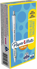 Paper Mate - 1mm Ball Point Retractable Ball Point Pen - Blue - Americas Industrial Supply