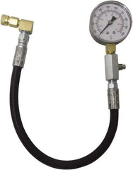 Lang - 1.38' Hose Length, 2,000 Max psi, Mechanical Automotive Diesel Compression Tester - 2 Lb Graduation - Americas Industrial Supply