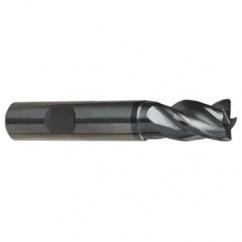 4mm Dia. - 54mm OAL - 4 FL Variable Helix Nano-A Carbide End Mill - Americas Industrial Supply