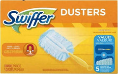 Swiffer - 6" Long Fiber Duster - 13" OAL, Light Blue - Americas Industrial Supply