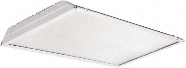 Lithonia Lighting - 0 Lamps, 39 Watts, 2' x 4', LED Lamp Troffer - 120/277 Volt, Dimmable, Acrylic Diffuser, Steel Troffer - Americas Industrial Supply