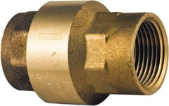 BONOMI - 1-1/2" Brass Check Valve - Spring Check, NPT, 400 WOG - Americas Industrial Supply