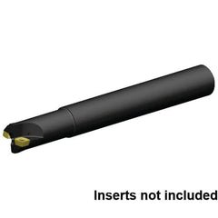Kennametal - 1-1/2" Cut Diam, 2.5mm Max Depth, 1-1/4" Shank Diam, Cylindrical Shank Indexable High-Feed End Mill - Screw Holding Method, XD..1205..R Insert, 7792VXD12 Toolholder, Through Coolant - Americas Industrial Supply