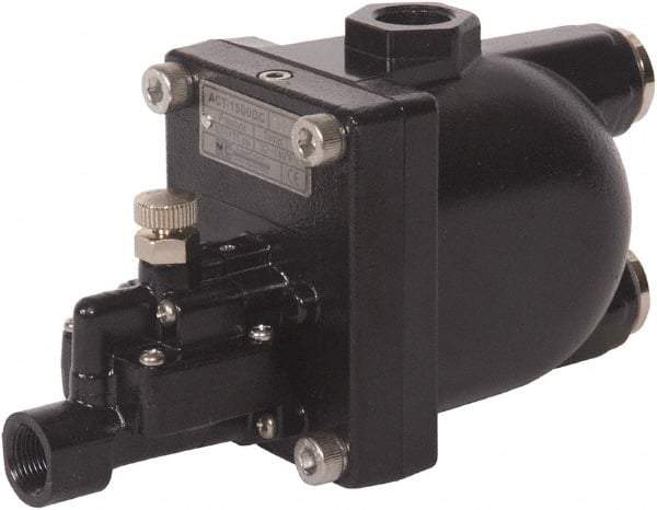 PRO-SOURCE - 3/4" Inlet, Zero Air Loss Condensate Drain Valve - 1/2" NPT Outlet, 87 to 175 psi - Americas Industrial Supply