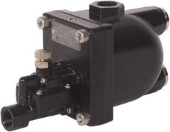 PRO-SOURCE - 3/4" Inlet, Zero Air Loss Condensate Drain Valve - 1/2" NPT Outlet, 87 to 175 psi - Americas Industrial Supply