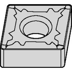 CNMG 431 Double-sided|G TN2000, 1/64″ Corner Radius, 3/16″ Thick, 1/2″ Inscribed Circle, TiN, Turning Indexable Insert - Americas Industrial Supply
