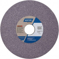 Norton - 8" Diam x 1-1/4" Hole x 1/2" Thick, I Hardness, 46 Grit Surface Grinding Wheel - Aluminum Oxide, Type 1, Coarse Grade, Vitrified Bond - Americas Industrial Supply