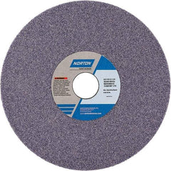 Norton - 7" Diam x 1-1/4" Hole x 1/2" Thick, H Hardness, 46 Grit Surface Grinding Wheel - Aluminum Oxide, Type 1, Coarse Grade, Vitrified Bond - Americas Industrial Supply