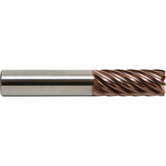 ‎3/8? Dia. × 3/8? Shank × 1? DOC × 2-1/2? OAL, Carbide, ALtma® Xtreme, 9 Flute, Straight, Corner Radius, Solid End Mill