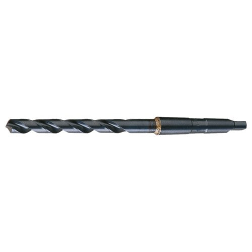 9/16 RHS / RHC HSS 118 Degree Radial Point General Purpose Taper Shank Drill - Steam Oxide - Exact Industrial Supply