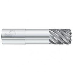 5/8 Dia. x 4 Overall Length 4-Flute .090 C/R Solid Carbide SE End Mill-Round Shank-Center Cut-Uncoated - Americas Industrial Supply