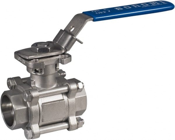 Full Port Manual Ball Valve: 3/4″ Pipe, Full Port Socket Weld