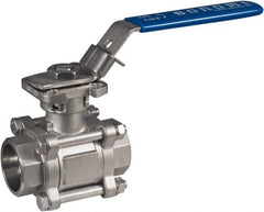 Full Port Manual Ball Valve: 1/2″ Pipe, Full Port Socket Weld