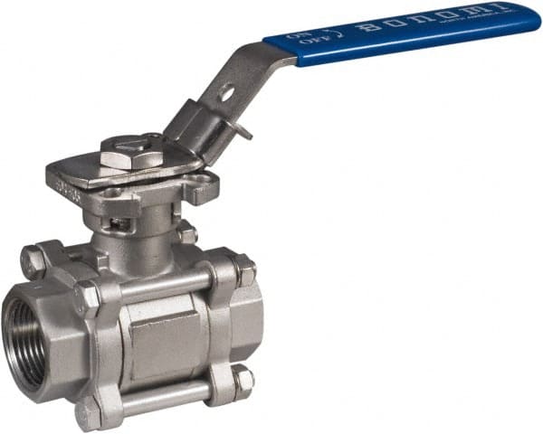 Full Port Manual Ball Valve: 2-1/2″ Pipe, Full Port NPT