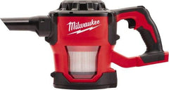 Milwaukee Tool - Cordless Vacuum Cleaner - 18 Volts, 0.3 hp, 18 Amps - Americas Industrial Supply