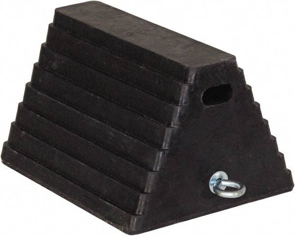 Buyers Products - 10" Wide x 6" High x 8" Deep, Rubber Wheel Chock - Americas Industrial Supply
